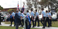 Airforce Association NSW Ballina Commemoration photo gallery - Cadets march onto the memorial
