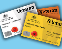 Veteran service cards
